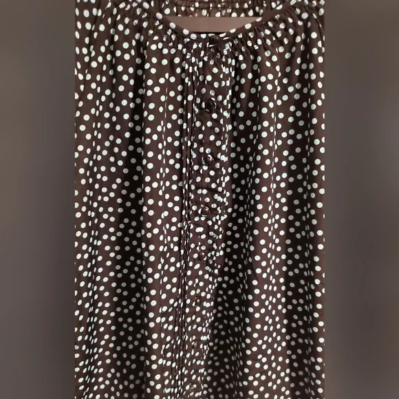(4/$20) Polka Dot Blouse Long Sleeve - Picture 4 of 5